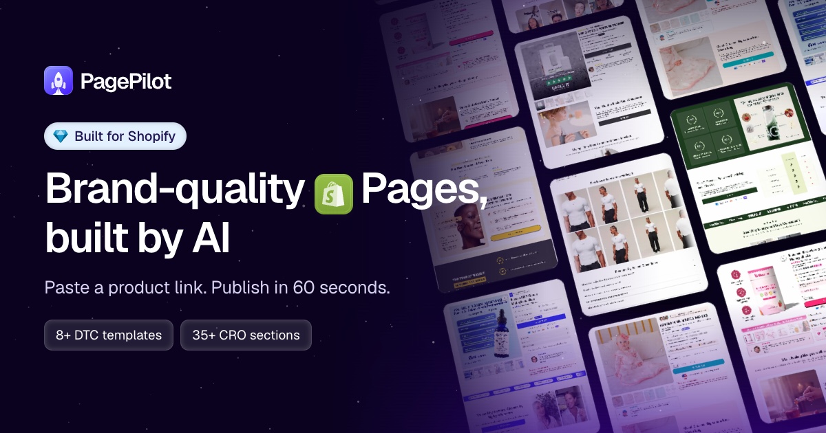 PagePilot Review: AI Shopify Product Page Builder Plans, Free Trial Limits and Refunds